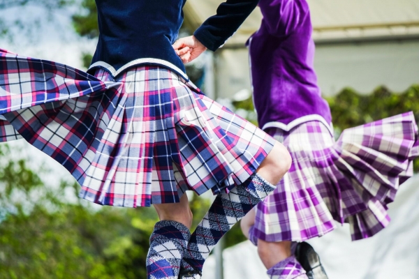 Scottish Dancers in kilts