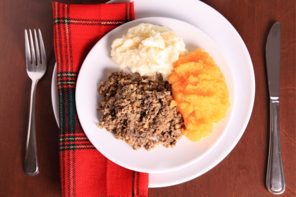 Haggis - traditional Scottish dish