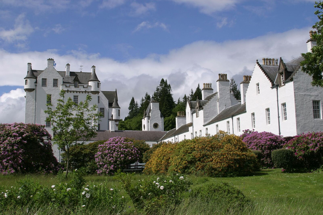 Blair Castle, Touring Scotland