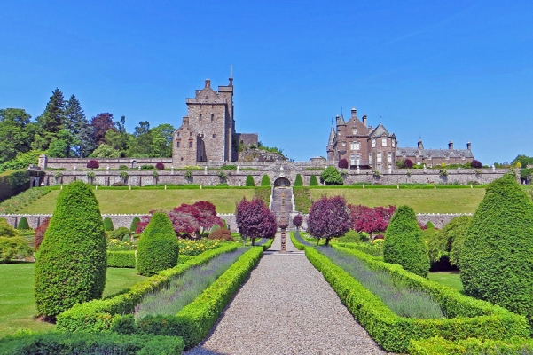 Drummond Castle and Gardens, Scottish Vacation